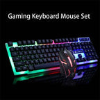 Set Gaming de Teclado y Mouse con Iluminación LED