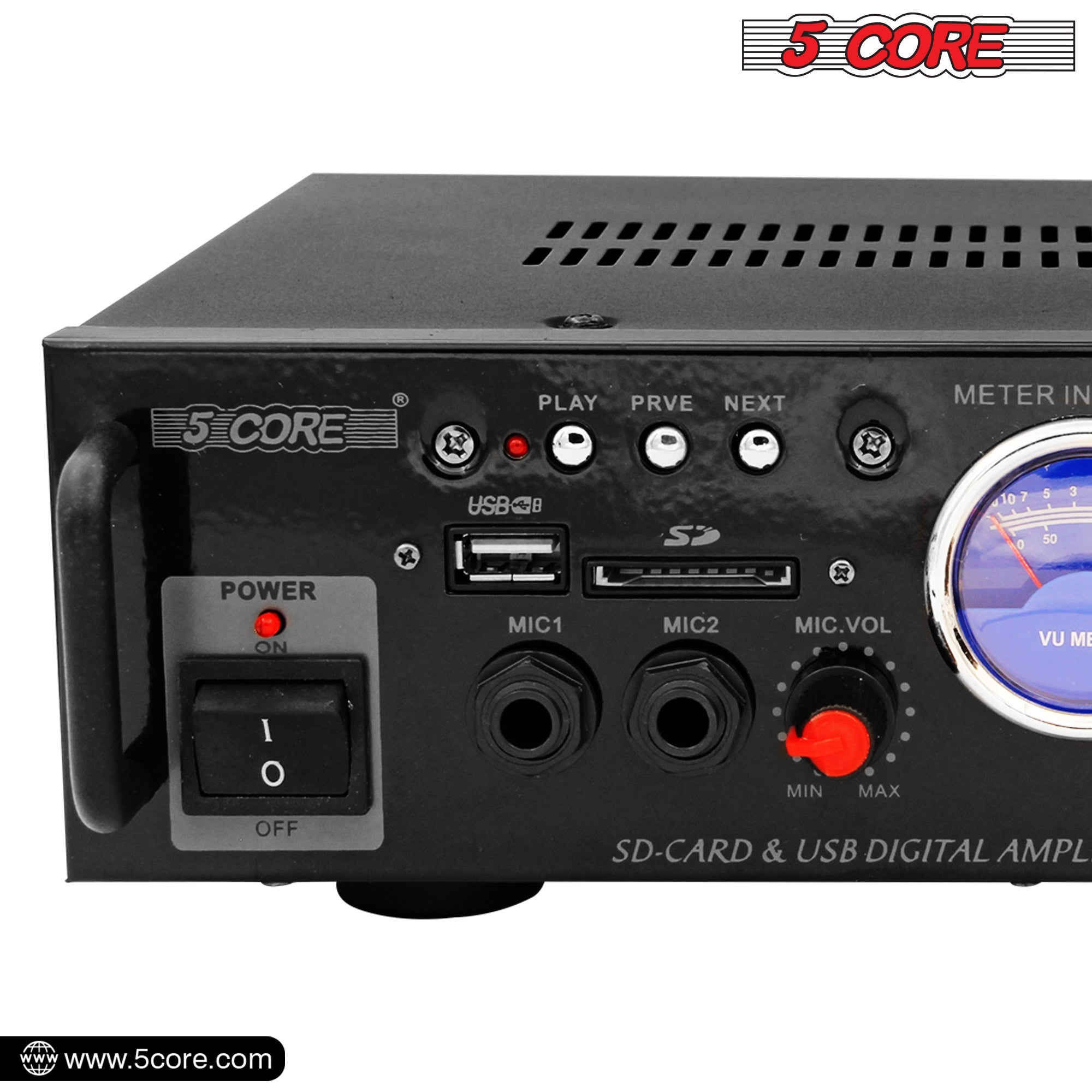 Amplificador de Doble Canal 5Core para Sistema de Audio de Coche, Receptor de Audio de 300 W - Arboleda Store