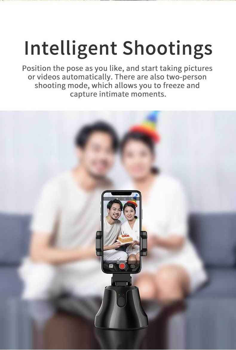 Gimbal Inteligente Robo (Rotación 360°) para Grabación de Video y Seguimiento de Objetos