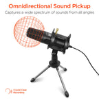 Micrófono Condensador de Alta Definición HyperGear Sound Advantage Pro-Audio - Arboleda Store