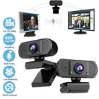 Webcam Portátil ZOOMEX 1080P HD con Micrófono para Videollamadas