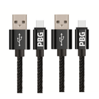 Paquete de 2 Cables Cargadores XL de 3 m Compatibles con iPhone - Arboleda Store