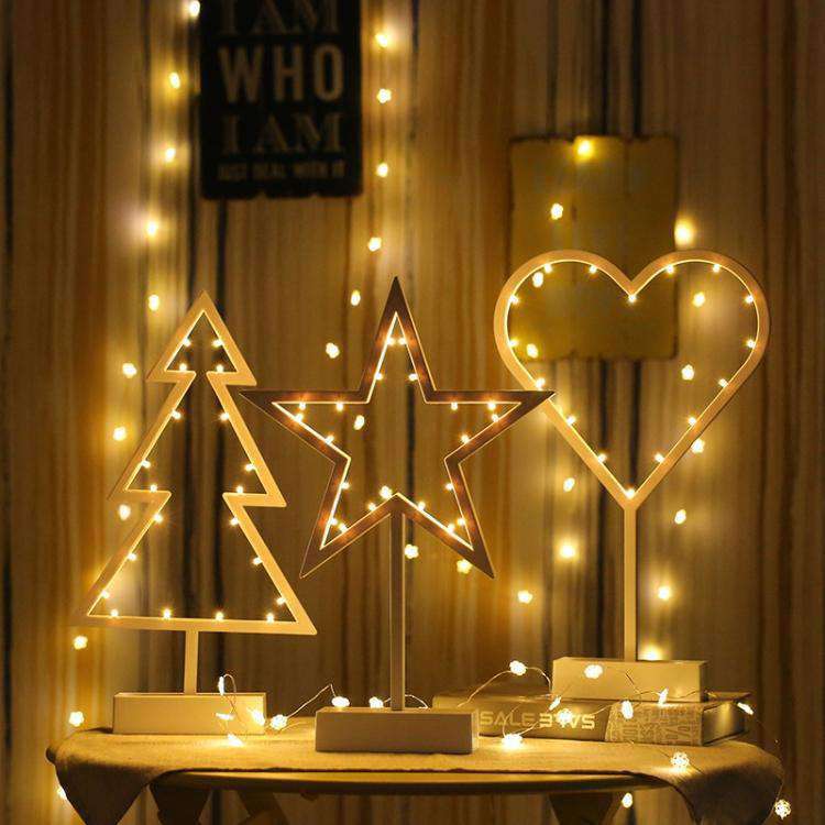Guirnalda LED Romántica con Formas (con Soporte) - Arboleda Store
