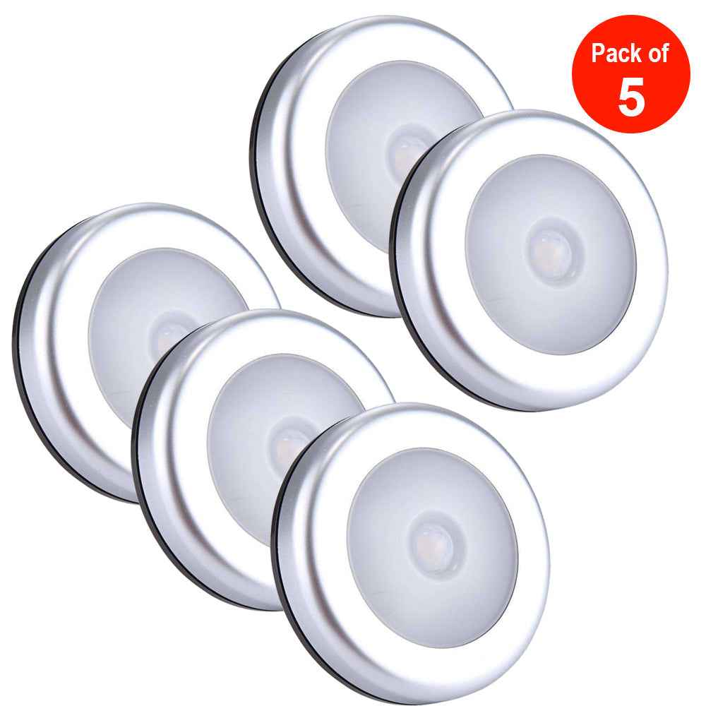 Mini Luz LED Nocturna con Sensor de Movimiento (6 LEDs)