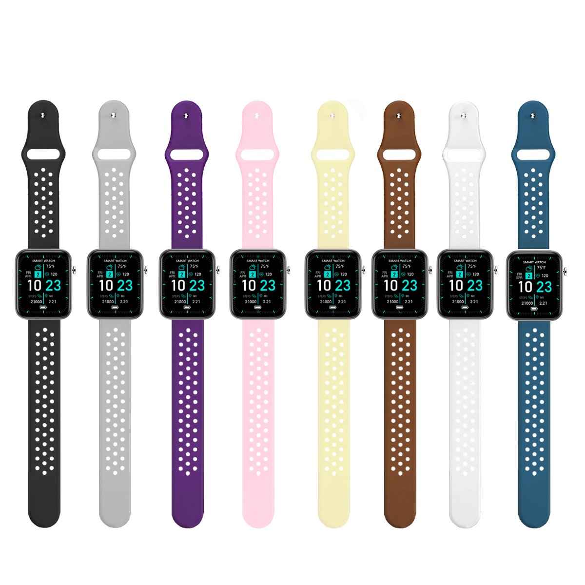 Reloj Inteligente Avanzado con Tres Correas y Monitor de Bienestar y Actividad