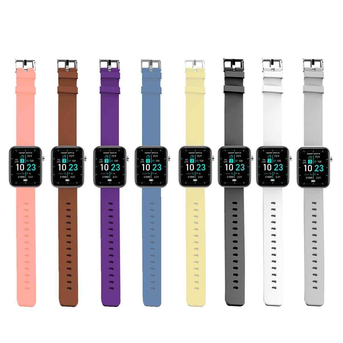 Reloj Inteligente Avanzado con Tres Correas y Monitor de Bienestar y Actividad