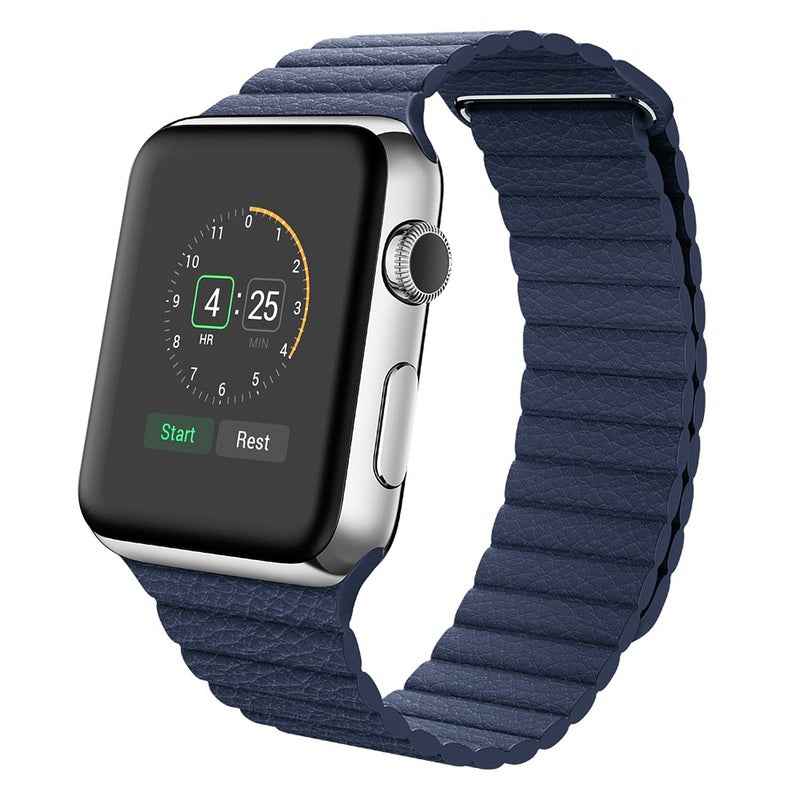 Correa para Apple Watch de Piel Genuina con Cierre Magnético