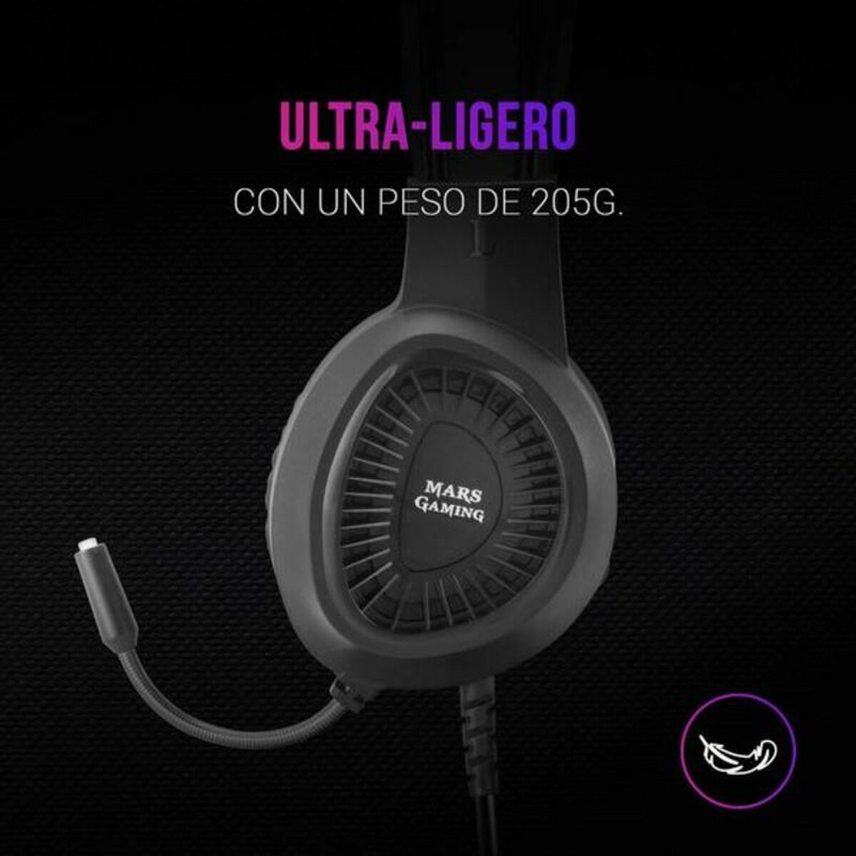 Auriculares Gaming con Micrófono Mars Gaming MH120 (para PC, PS4, PS5, XBOX) - Arboleda Store