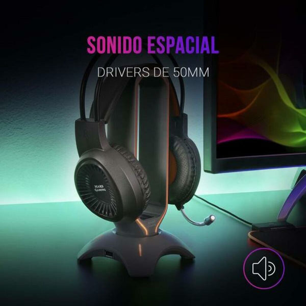 Auriculares Gaming con Micrófono Mars Gaming MH120 (para PC, PS4, PS5, XBOX) - Arboleda Store