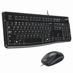 Teclado de Escritorio Logitech MK120 (Negro, QWERTY Portugués)
