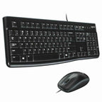 Teclado de Escritorio Logitech MK120 (Negro, QWERTY Portugués)