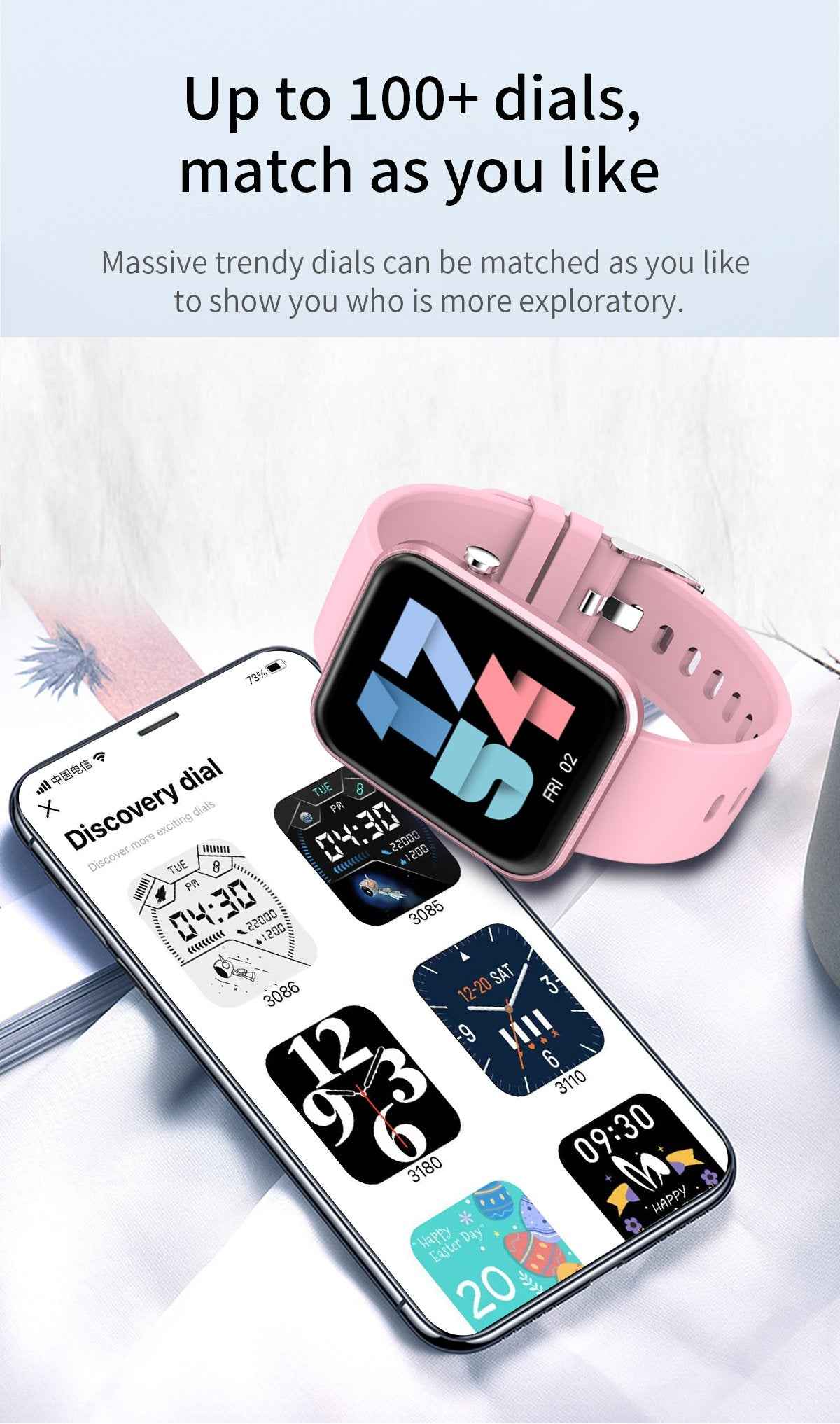 Reloj Inteligente Avanzado con Tres Correas y Monitor de Bienestar y Actividad