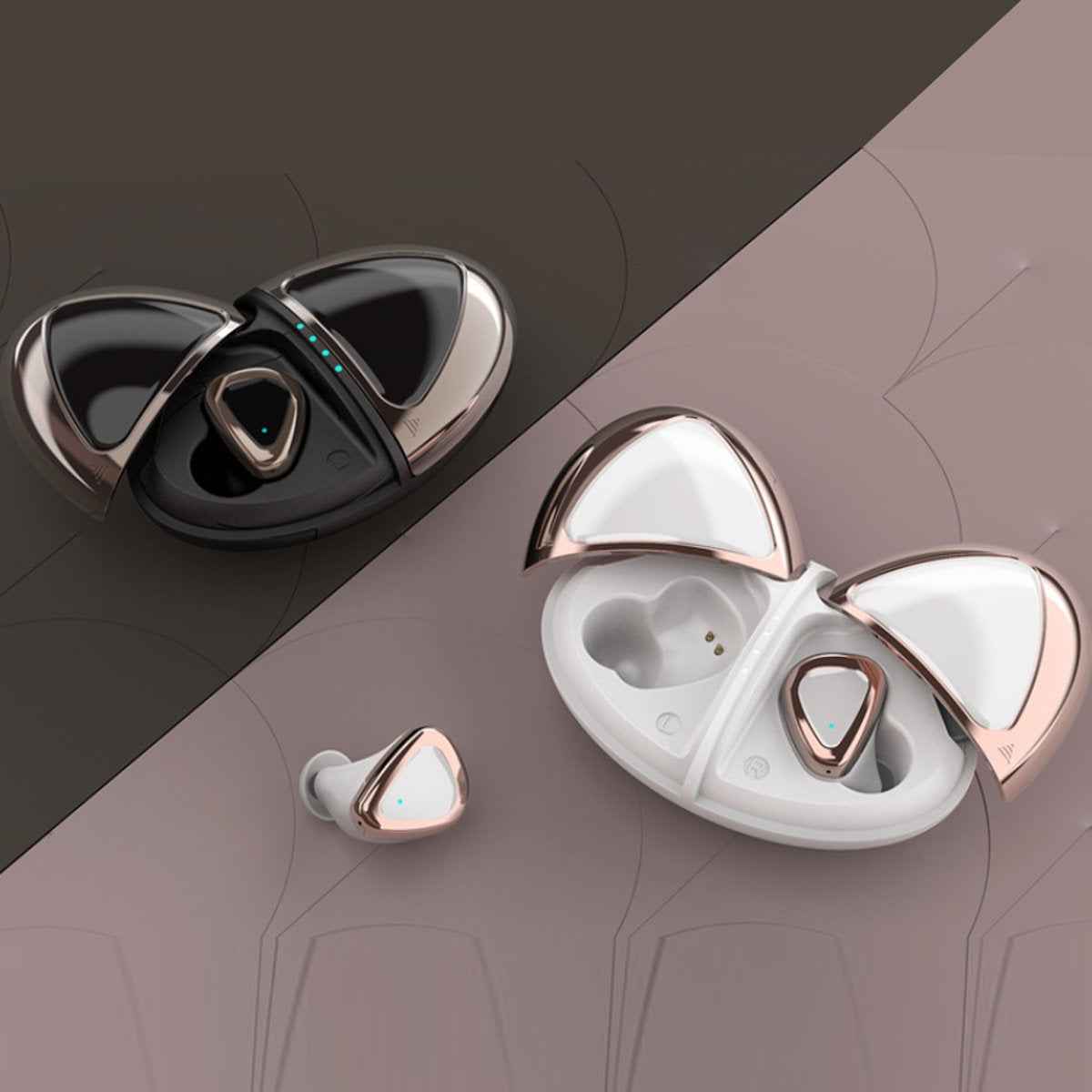 Auriculares Inalámbricos con Estuche de Carga (2 en 1) 'Ladybug'