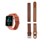 Reloj Inteligente Avanzado con Tres Correas y Monitor de Bienestar y Actividad