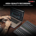 Consola de Sonido para DJ de 8 Canales con Mezcladora de Audio (Bluetooth y USB) - Arboleda Store