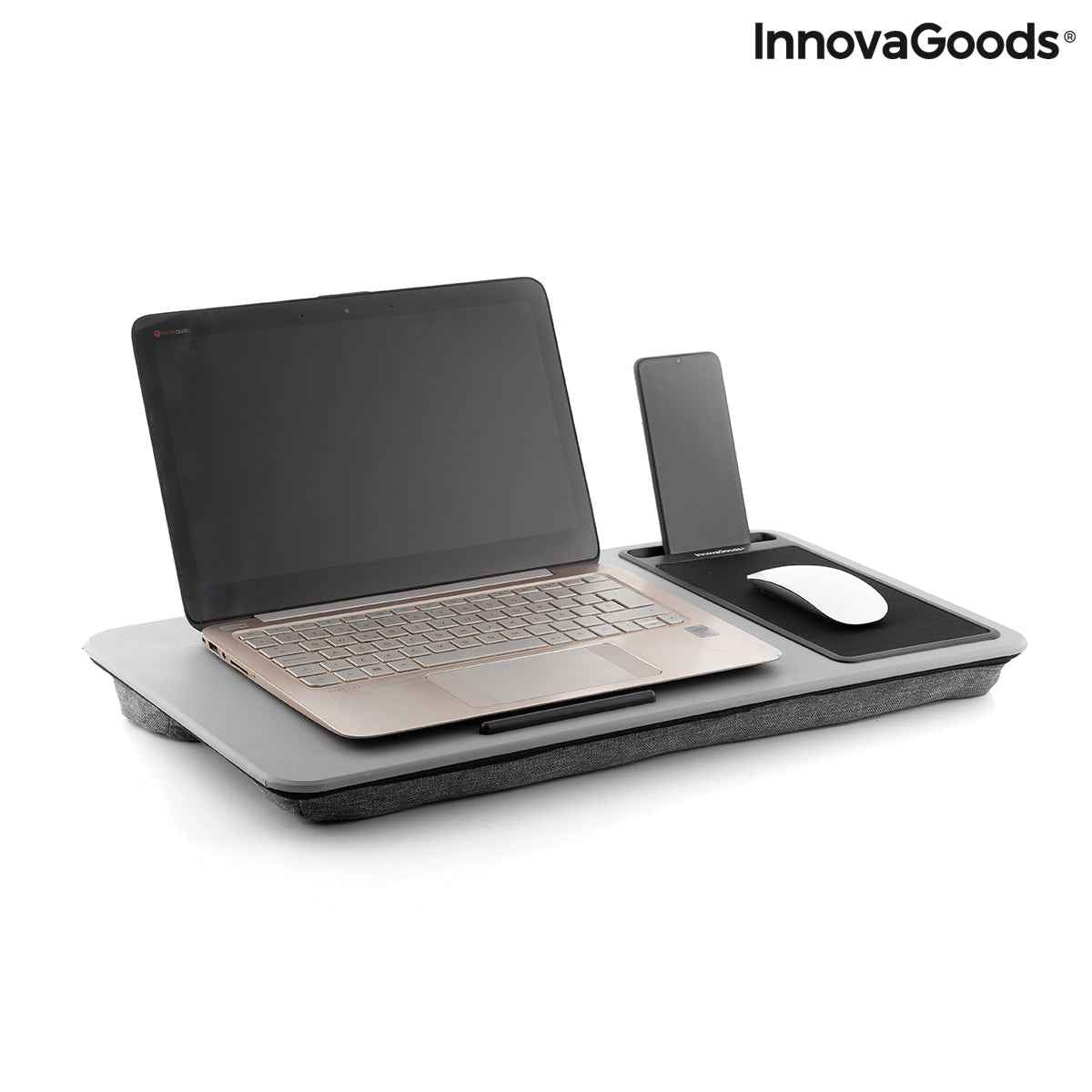 Mesa Portátil para Laptop con Cojín Extragrande (InnovaGoods)