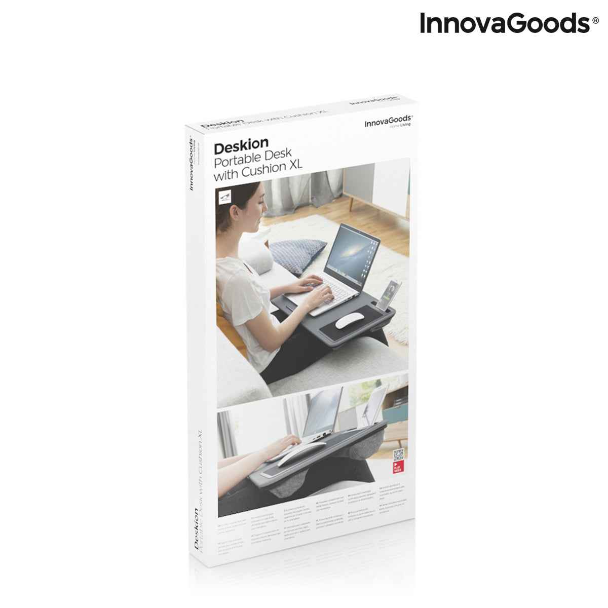 Mesa Portátil para Laptop con Cojín Extragrande (InnovaGoods)