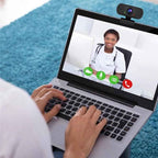 Webcam Portátil ZOOMEX 1080P HD con Micrófono para Videollamadas