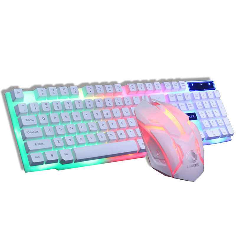 Set Gaming de Teclado y Mouse con Iluminación LED