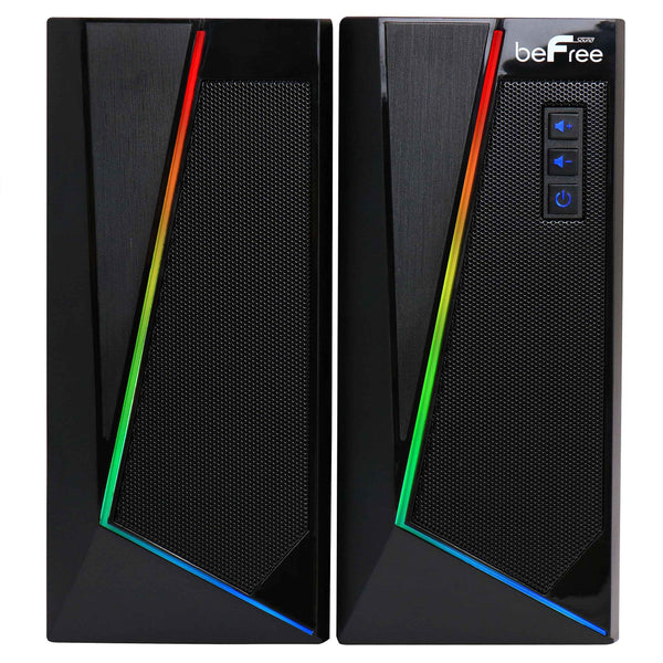 Altavoces Gaming beFree Sound 2.0 con Luces LED RGB