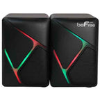 Altavoces Gaming Compactos (con Luces LED) beFree Sound