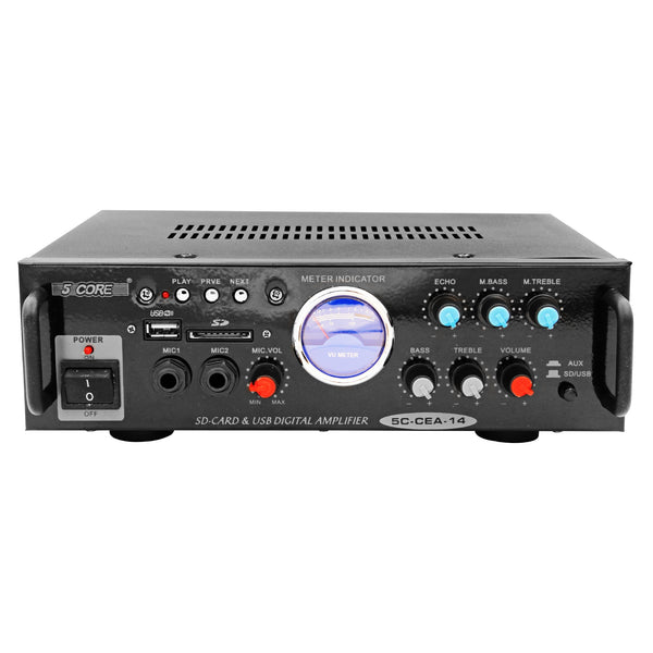 Amplificador de Doble Canal 5Core para Sistema de Audio de Coche, Receptor de Audio de 300 W - Arboleda Store