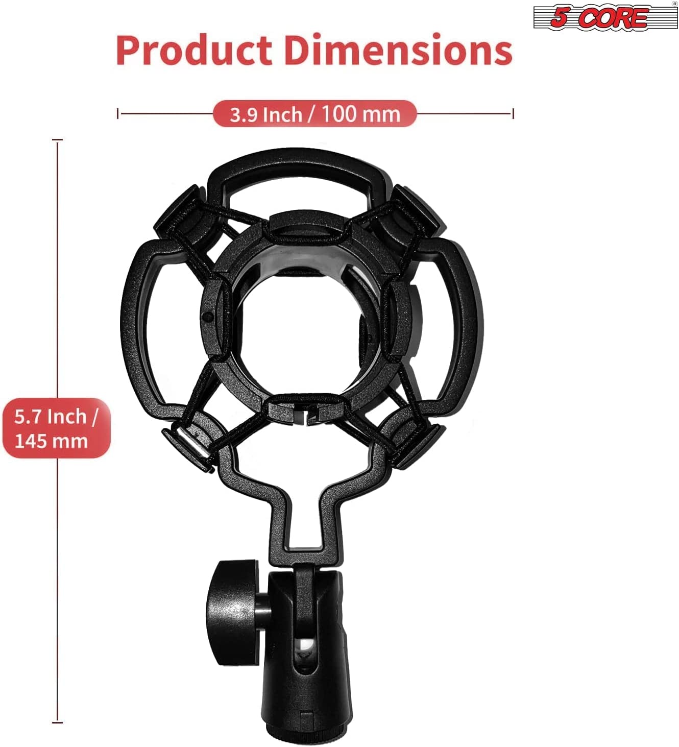 Micrófono de grabación 5Core con kit para pódcast – Micrófono condensador profesional - Arboleda Store