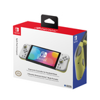 Mando HORI Split Pad Compact - Gris Claro y Amarillo - Arboleda Store