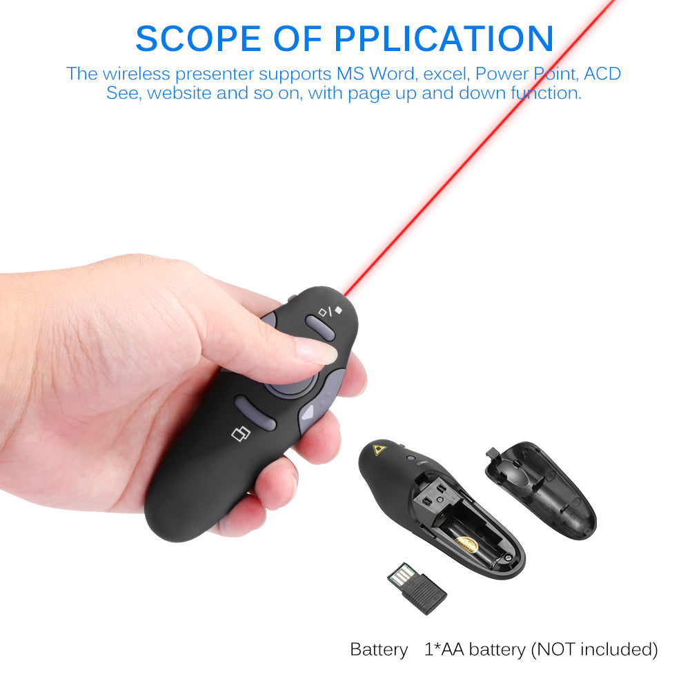 Puntero Láser Inalámbrico para Presentaciones (USB) - Arboleda Store
