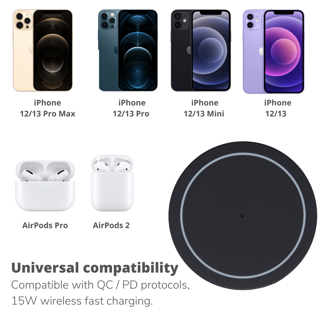 Cargador Inalámbrico Magnético para iPhone 13/12 Series - Arboleda Store