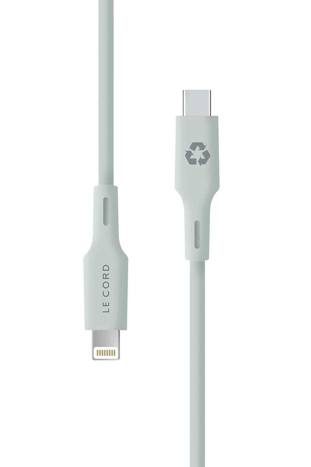 Cable iPhone Lightning a USB-C (1.2m) - Color 'Pale Pine' - Hecho de materiales reciclados - Arboleda Store