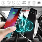 Cargador Inalámbrico para Coche con Sujeción Automática (Sensor Infrarrojo) - Arboleda Store