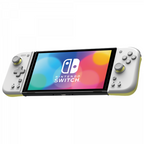 Mando HORI Split Pad Compact - Gris Claro y Amarillo - Arboleda Store