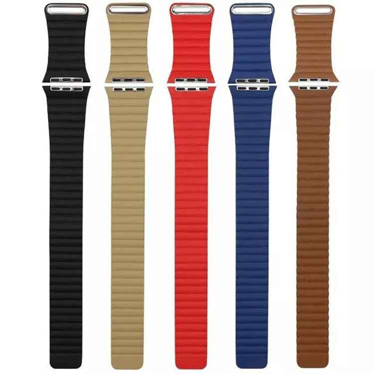 Correa para Apple Watch de Piel Genuina con Cierre Magnético
