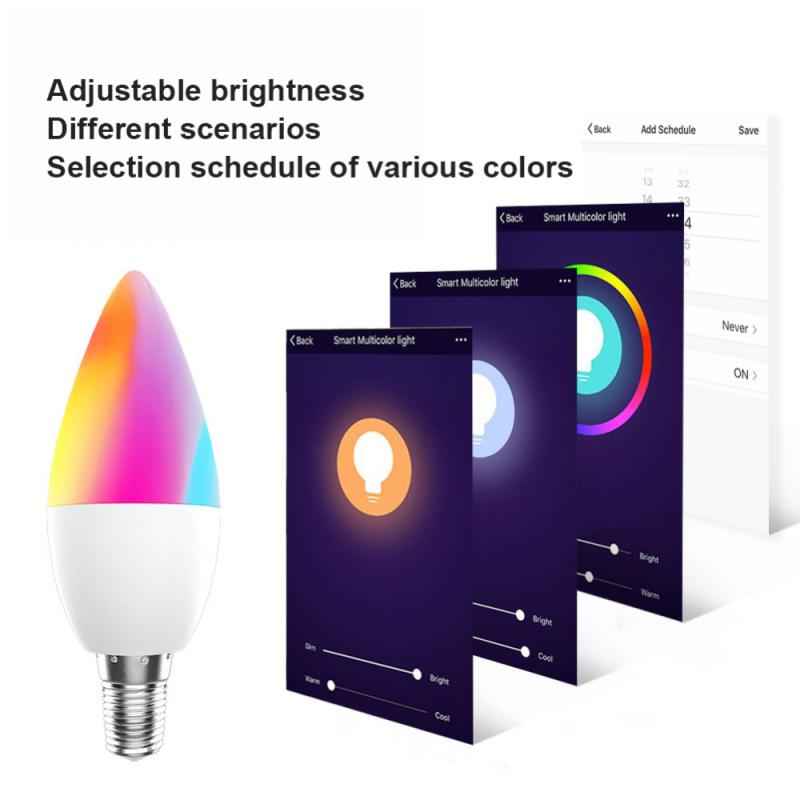 Bombilla Inteligente WiFi Tuya con Colores (RGB) y Control de Voz (Alexa)