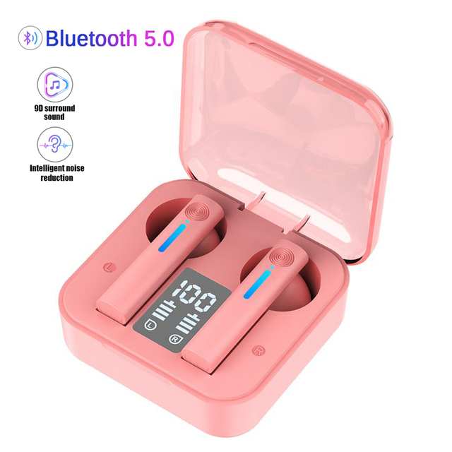 Auriculares Bluetooth Inalámbricos (TWS) con Luces LED y Micrófono - Arboleda Store