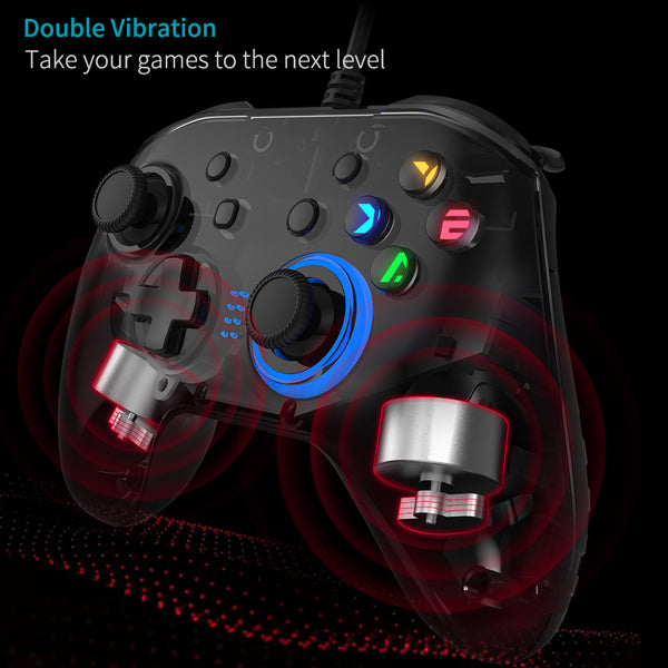 Mando Gaming con Cable (con Doble Vibración) - Arboleda Store