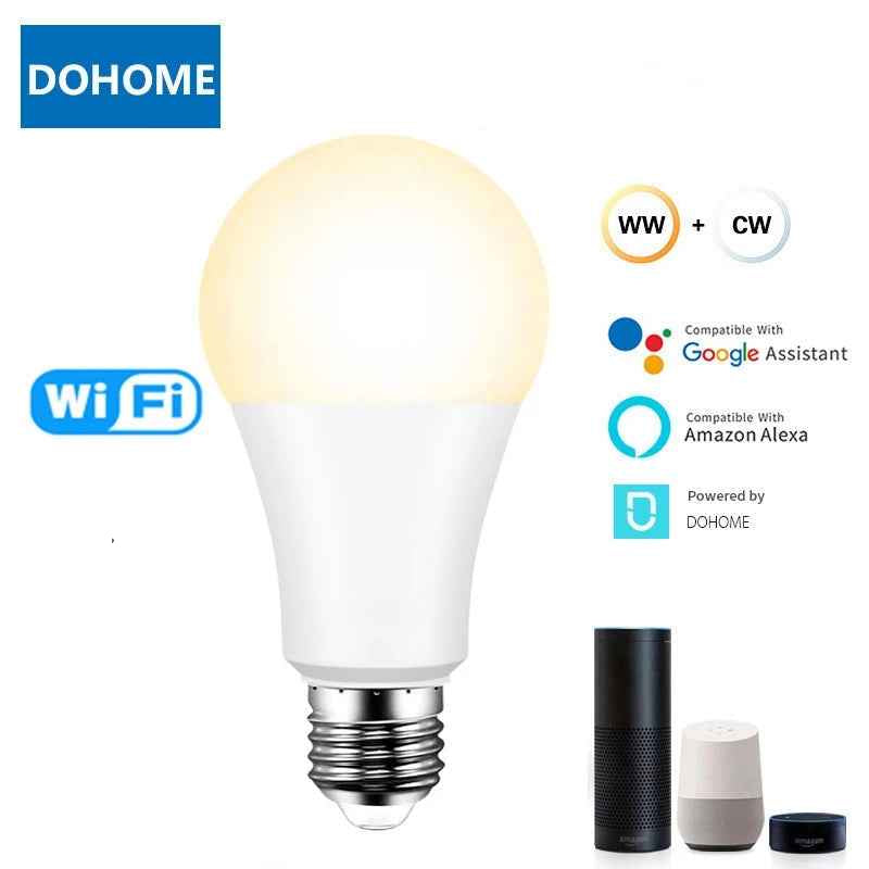 Lámpara Inteligente WiFi con Control por Voz (Alexa y Google Assistant)