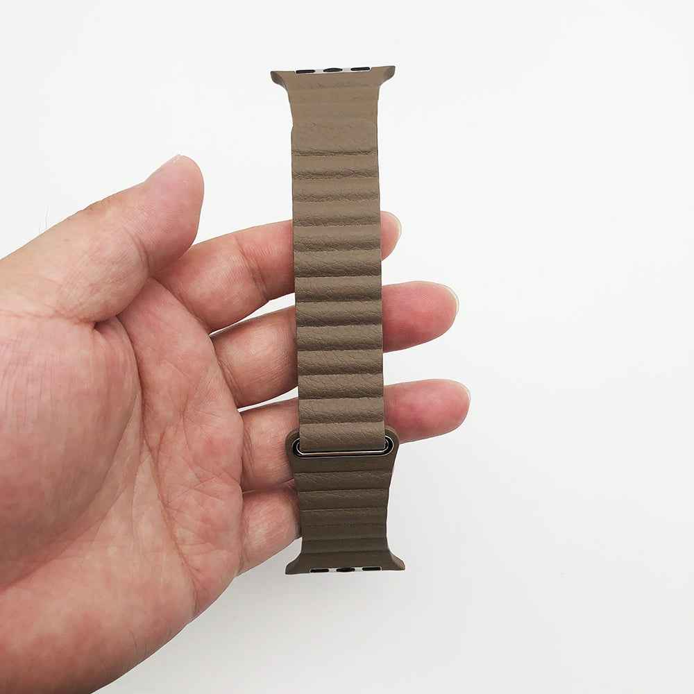 Correa para Apple Watch de Piel Genuina con Cierre Magnético