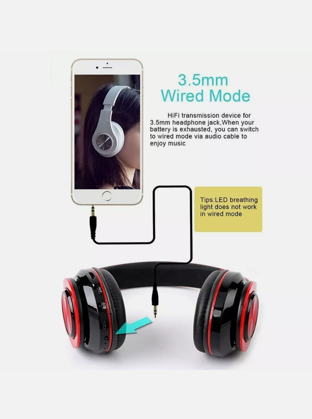 Auriculares Bluetooth Ninja Dragon Z10 con Cambio de Color - Arboleda Store