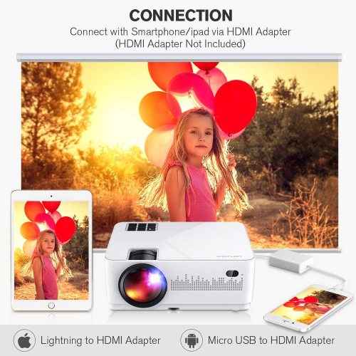 Proyector de Video LCD HD con Estuche Portátil