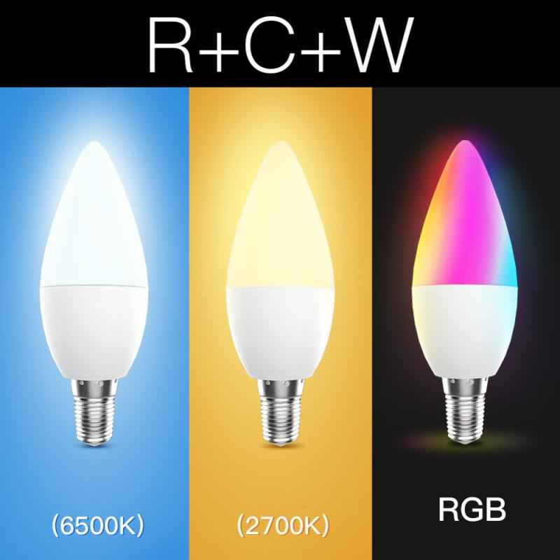 Bombilla Inteligente WiFi Tuya con Colores (RGB) y Control de Voz (Alexa)