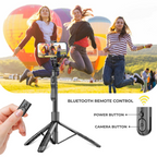 Trípode para Móvil con Palo Selfie de 62 Pulgadas y Control Remoto - Arboleda Store