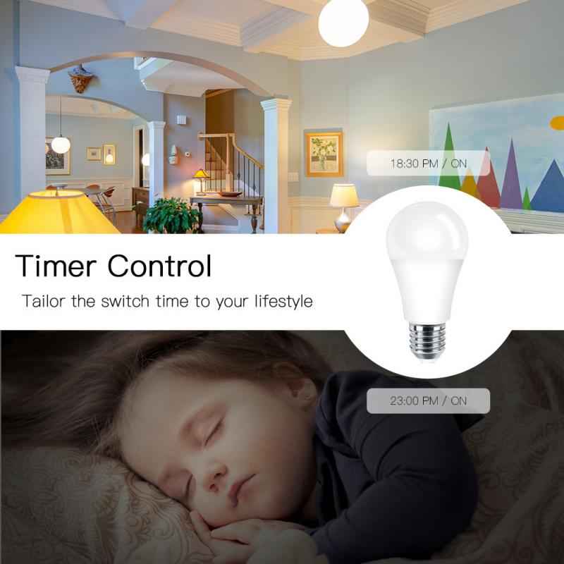 Lámpara Inteligente WiFi con Control por Voz (Alexa y Google Assistant)