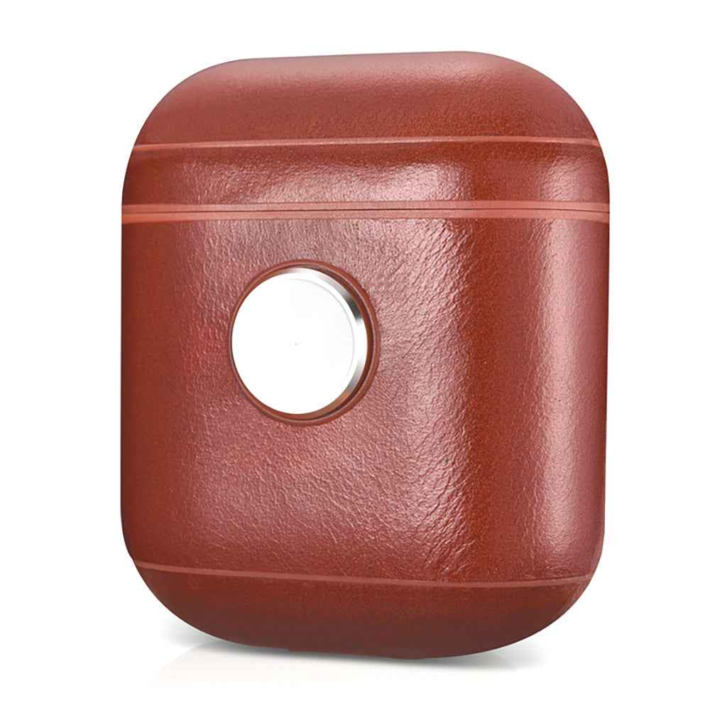 Estuche de Cuero 'Gyro Box' para Auriculares AirPods (Rojo)