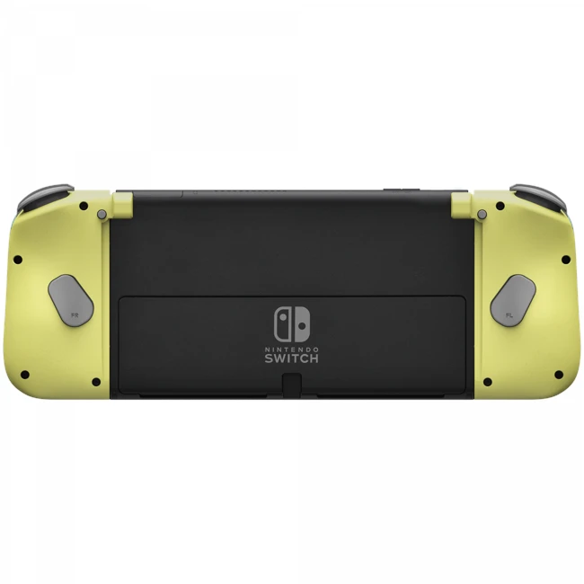 Mando HORI Split Pad Compact - Gris Claro y Amarillo