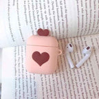 Funda para AirPods con Corazones Pastel