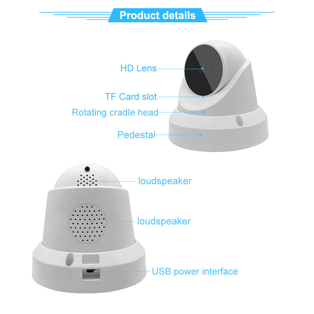 ChatGPT Plus Cámara IP WiFi – Monitor para bebé y cámara de seguridad para el hogar - Arboleda Store