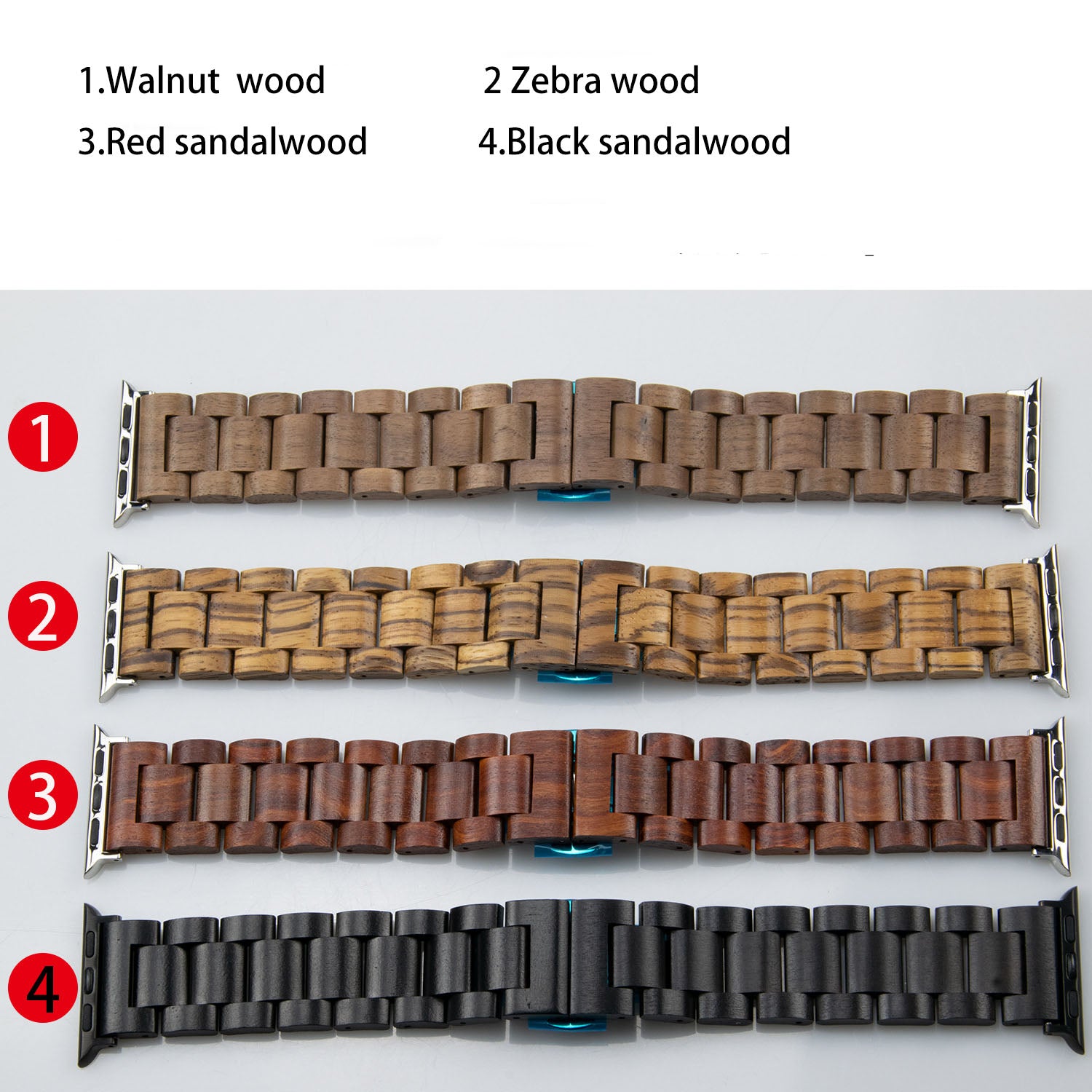Correa Artesanal de Madera para Apple Watch - Arboleda Store