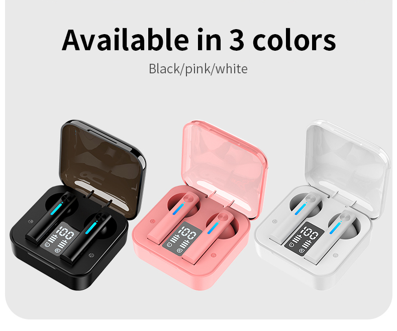 Auriculares Bluetooth Inalámbricos (TWS) con Luces LED y Micrófono - Arboleda Store